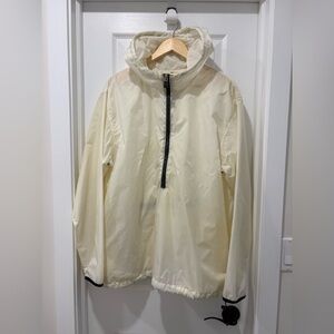 Vintage Roots Canada Windbreaker Jacket White Hooded Large men’s